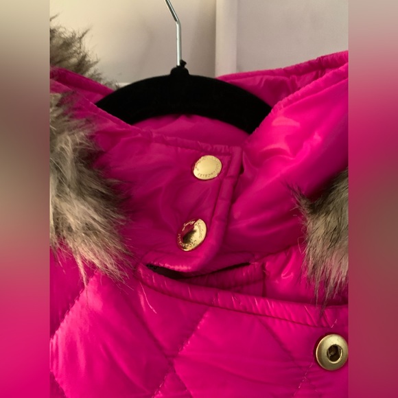 Juicy Couture Moto style hooded faux fur quilted jacket 
Excellent condition - Picture 3 of 7